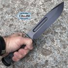 MedFordKnives Medford Knife and Tools - USMC Fighter Knife - DLC CPM-S35VN & Black G