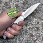 Approved Klotzli - Walker 05 Knife - Titanio, Radica di Acero & ATS-34 - COLLEZ