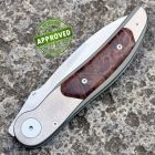 Approved Klotzli - Walker 05 Knife - Titanio, Radica di Acero & ATS-34 - COLLEZ