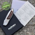 Approved Klotzli - Walker 05 Knife - Titanio, Radica di Acero & ATS-34 - COLLEZ