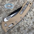 Microtech - Amphibian RAM-LOK Knife - Black PVD Partial Serrated M390