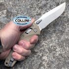 Microtech - Amphibian RAM-LOK Knife - Stonewash Plain M390 & Fluted Ta