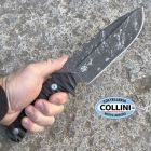 FOX Knives Fox - Uro - Black G10 & Acid Washed Niolox - FX-623 BA - Design by Wan