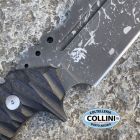 FOX Knives Fox - Uro - Black G10 & Acid Washed Niolox - FX-623 BA - Design by Wan