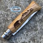 Opinel - N°08 Animalia America incisione Orso - Coltello