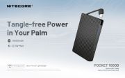 Nitecore - POCKET 10000 - Power Bank da 10000mAh 38.5Wh in Fibra di Ca