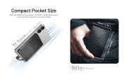 Nitecore - POCKET 10000 - Power Bank da 10000mAh 38.5Wh in Fibra di Ca