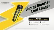Nitecore - NH2400 - 4x Batterie AA Ricaricabili Li-Ion 1.5V 2400mAh co