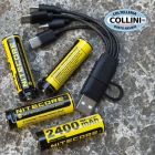 Nitecore - NH2400 - 4x Batterie AA Ricaricabili Li-Ion 1.5V 2400mAh co