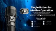 Nitecore - DL30 Dive Light - Torcia subacquea fino a 100 metri - Ricar