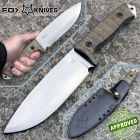FOX Knives Fox - Bushman Knife -  V-TOKU2 SanMai steel - COLLEZIONE PRIVATA - Spe