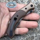 CRKT - Folts Ritual Compact - Blackwash 12C27 & Brown Micarta - 7465 -