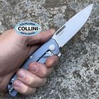 Lion Steel Lionsteel - Q4TTRO Knife - Satin CPM-MagnaCut & Blue Titanium - Q4 BL
