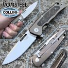 Lion Steel Lionsteel - Q4TTRO Knife - Satin CPM-MagnaCut & Bronze Titanium - Q4 B