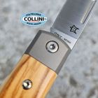 FOX Knives Fox - Gunstock Barlow SlipJoint knife - Satin M390, Titanio & Legno di