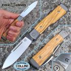 FOX Knives Fox - Gunstock Barlow SlipJoint knife - Satin M390, Titanio & Legno di