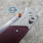 Benchmade - Bugout - Alluminio 6061-T6, Redstone Richlite & Stonewashe
