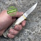 Approved Silver Stag - Small Gamer Knife in Cervo - Elk Stick Series - COLLEZIO