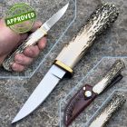 Approved Silver Stag - Small Gamer Knife in Cervo - Elk Stick Series - COLLEZIO