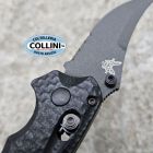 Benchmade - 865SBK - Mini Bedlam Scimitar - Half Serrated Black Cerako