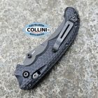 Benchmade - 865SBK - Mini Bedlam Scimitar - Half Serrated Black Cerako