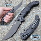Benchmade - 865SBK - Mini Bedlam Scimitar - Half Serrated Black Cerako