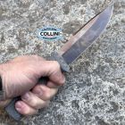 TRC Knives - M-1SL Knife - Apocalyptic M390 & Canvas Micarta - coltell
