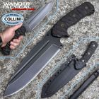 WanderTactical Wander Tactical - Smilodon knife custom edition - D2 - Raw Finish - Bl