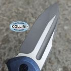 We Knife WeKnife - Sylox - Dual Tone M390 & Blue Titanium with Shredded Carbon