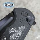 We Knife WeKnife - Sylox - Black Brushed M390 & Black Titanium with Aluminum Fo