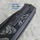 We Knife WeKnife - Sylox - Black Brushed M390 & Black Titanium with Aluminum Fo