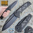 We Knife WeKnife - Sylox - Black Brushed M390 & Black Titanium with Aluminum Fo