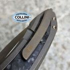 We Knife WeKnife - Winsome - Dual Tone M390 & Bronze Titanium with Marble Carbo