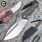 Civivi - Maxwell Knife - Stonewashed D2 & OD Green G10 - C21040-2 - co