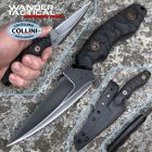 WanderTactical Wander Tactical - Barracuda Reverse knife - Raw D2 & Black Micarta - c
