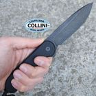 Civivi - Fixed Blade Elementum - Black Stonewashed D2 & Black G10 - C2