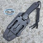 Civivi - Fixed Blade Elementum - Black Stonewashed D2 & Black G10 - C2