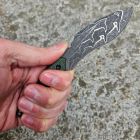 Civivi - Vaquita II Neck Knife - Damascus & Green Micarta - C047C-DS2