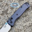 Benchmade - Bugout - Crushed Silver Cerakote CPM-S90V & Crater Blue Al
