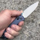 Benchmade - Bugout - Crushed Silver Cerakote CPM-S90V & Crater Blue Al