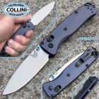 Benchmade - Bugout - Crushed Silver Cerakote CPM-S90V & Crater Blue Al
