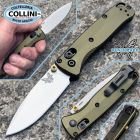 Benchmade - Mini Bugout - Crushed Silver Cerakote CPM-S90V & Woodland