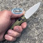 Benchmade - Mini Bugout - Crushed Silver Cerakote CPM-S90V & Woodland