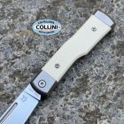 FOX Knives Fox - Gunstock Barlow SlipJoint knife - Satin M390, Titanio & Bone Mic