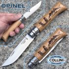 Opinel - N°08 Animalia incisione Marmotta - Legno di Rovere - Coltello