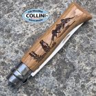 Opinel - N°08 Animalia incisione Marmotta - Legno di Rovere - Coltello