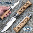 Opinel - N°08 Gravure Escalade - incisione scalata - Legno di Faggio -