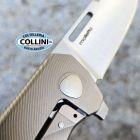 Lion Steel Lionsteel - Q4TTRO Knife - Satin CPM-MagnaCut & Black G10 with Grey Ti