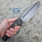 WanderTactical Wander Tactical - Uro Primitive Custom Edition Knife - D2 Raw & Black