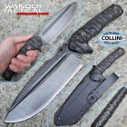 WanderTactical Wander Tactical - Uro Primitive Custom Edition Knife - D2 Raw & Black